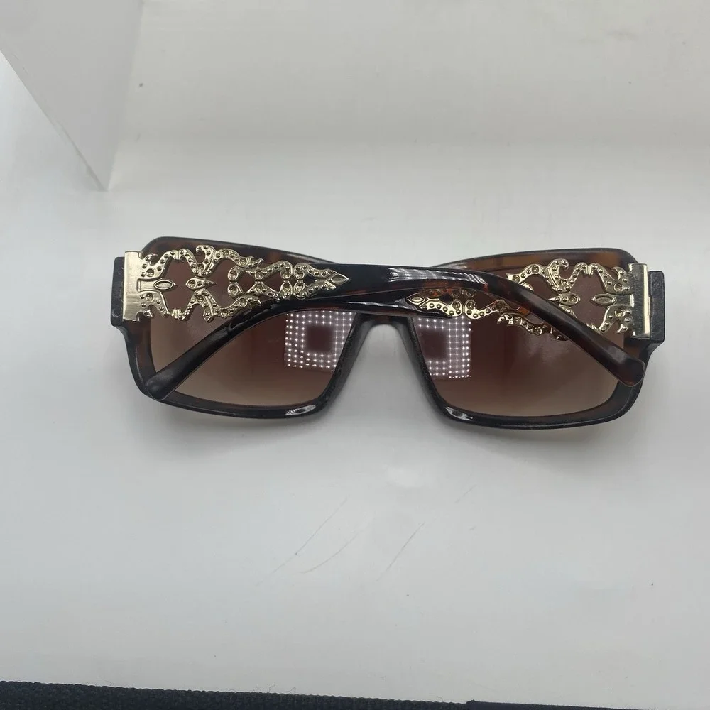 Liz Claiborne Sunglasses Women FRAME ONLY Brown Gold 667